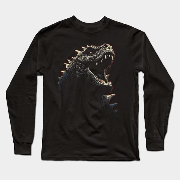 Godzilla 4 Long Sleeve T-Shirt by Allbestshirts